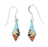 Sterling Silver Multicolor Inlay Squash Blossom Necklace Set AX94412